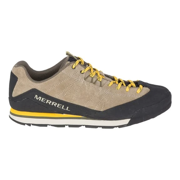 Merrell Catalyst Suede Hiking Shoes Light Brown Black Yellow 1 Merrell Catalyst Suede Hiking Shoes Light Brown Black Yellow