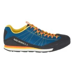 Merrell Catalyst Suede Hiking Shoes Blue Orange Black