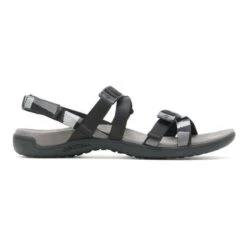 Merrell District 3 Backstrap Web Sandals Black White Grey Women 8 Merrell District 3 Backstrap Web Sandals Black White Grey Women -Merrell ml j004190 002 1
