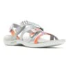 Merrell District 3 Backstrap Web Sandals Grey Orange Women