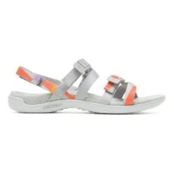 Merrell District 3 Backstrap Web Sandals Grey Orange Women -Merrell ml j004194 002 1