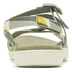 Merrell District 3 Backstrap Web Sandals Khaki Green White Yellow Women 10 Merrell District 3 Backstrap Web Sandals Khaki Green White Yellow Women -Merrell ml j004196 004