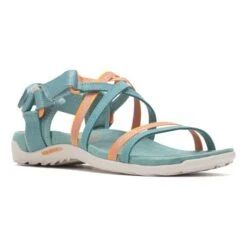 Merrell Terran 3 Cush Lattice Sandals Blue Red Women