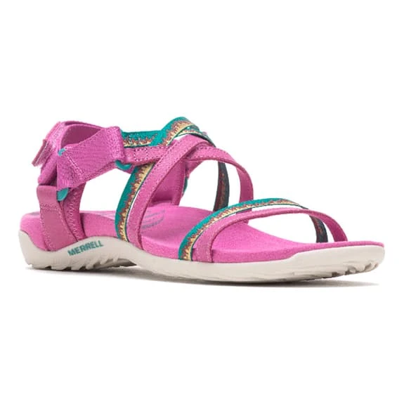 Merrell Terran 3 Cush Lattice Sandals Pink Blue Women 2 Merrell Terran 3 Cush Lattice Sandals Pink Blue Women - Image 2