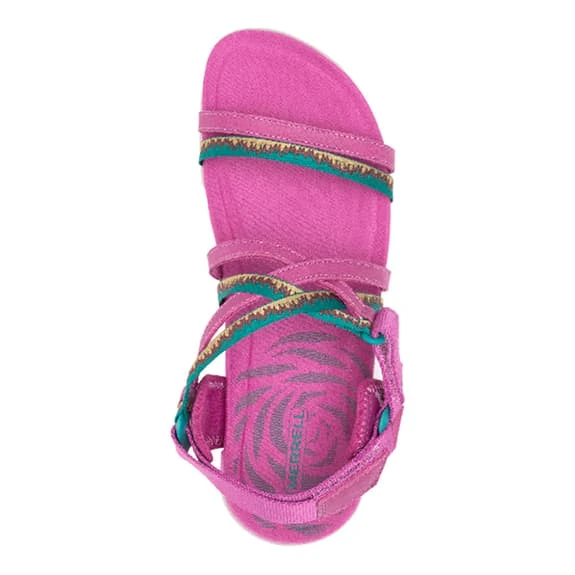 Merrell Terran 3 Cush Lattice Sandals Pink Blue Women 4 Merrell Terran 3 Cush Lattice Sandals Pink Blue Women - Image 4