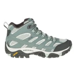 Merrell Moab 2 Mid GORE-TEX Hiking Boots Light Grey Black Women