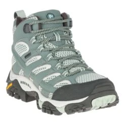 Merrell Moab 2 Mid GORE-TEX Hiking Boots Light Grey Black Women -Merrell ml j033270 004