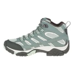 Merrell Moab 2 Mid GORE-TEX Hiking Boots Light Grey Black Women -Merrell ml j033270 006