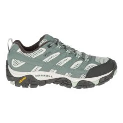 Merrell Moab 2 GORE-TEX Hiking Shoes Light Blue Grey Black Women