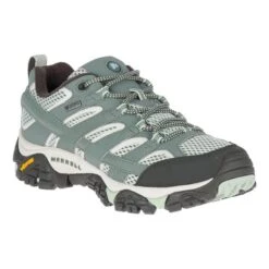 Merrell Moab 2 GORE-TEX Hiking Shoes Light Blue Grey Black Women -Merrell ml j033468 003
