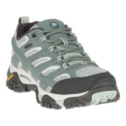 Merrell Moab 2 GORE-TEX Hiking Shoes Light Blue Grey Black Women -Merrell ml j033468 004