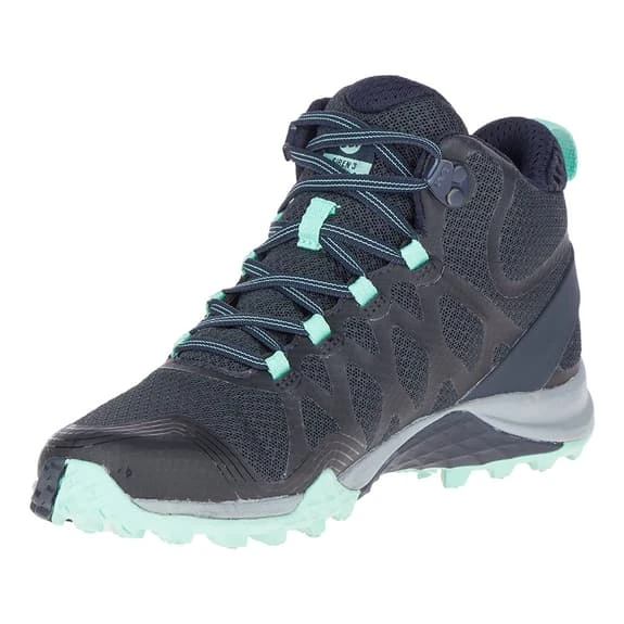 Merrell Siren 3 Mid GORE-TEX Hiking Boots Blue Grey Women 6 Merrell Siren 3 Mid GORE-TEX Hiking Boots Blue Grey Women - Image 6