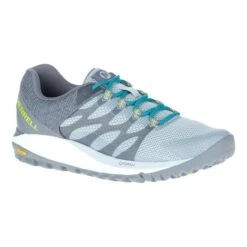 Merrell Antora 2 Trail Running Shoes Grey White Blue Women