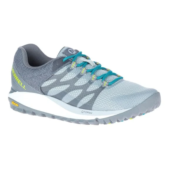 Merrell Antora 2 Trail Running Shoes Grey White Blue Women 1 Merrell Antora 2 Trail Running Shoes Grey White Blue Women