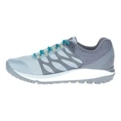 Merrell Antora 2 Trail Running Shoes Grey White Blue Women 11 Merrell Antora 2 Trail Running Shoes Grey White Blue Women -Merrell ml j035628 003