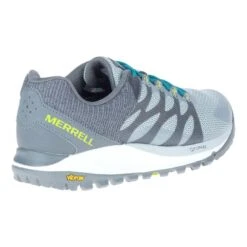 Merrell Antora 2 Trail Running Shoes Grey White Blue Women 9 Merrell Antora 2 Trail Running Shoes Grey White Blue Women -Merrell ml j035628 005