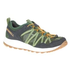 Merrell Wildwood Aerosport Trainers Black Green Orange