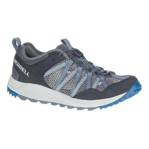 Merrell Wildwood Aerosport Trainers Black Grey Blue 1 Merrell Wildwood Aerosport Trainers Black Grey Blue