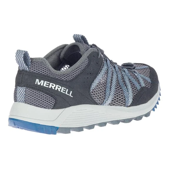 Merrell Wildwood Aerosport Trainers Black Grey Blue 4 Merrell Wildwood Aerosport Trainers Black Grey Blue - Image 4