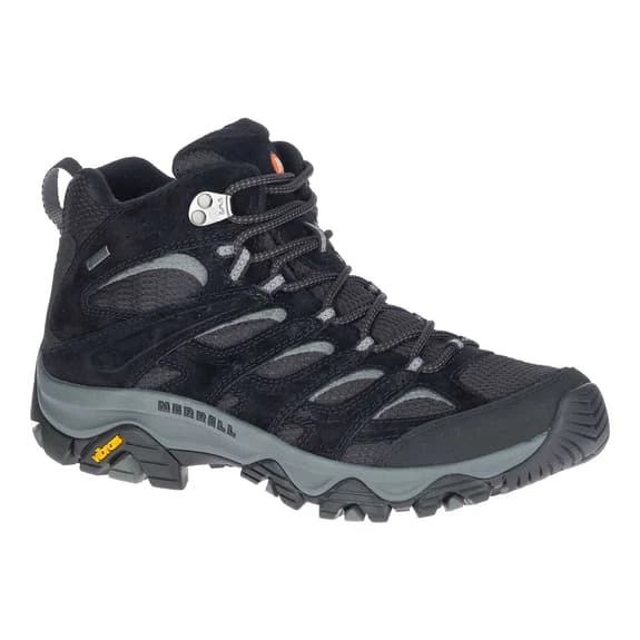 Merrell Moab 3 Mid GORE-TEX Boots Black Grey 1 Merrell Moab 3 Mid GORE-TEX Boots Black Grey