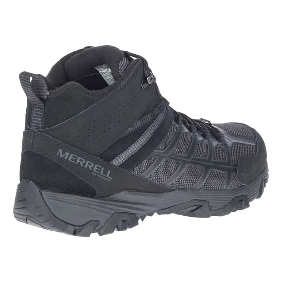 Merrell Moab Fast 3 Logo Boots Grey Black 2 Merrell Moab Fast 3 Logo Boots Grey Black - Image 2