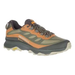 Merrell Moab Speed GORE-TEX Shoes Green Orange Black