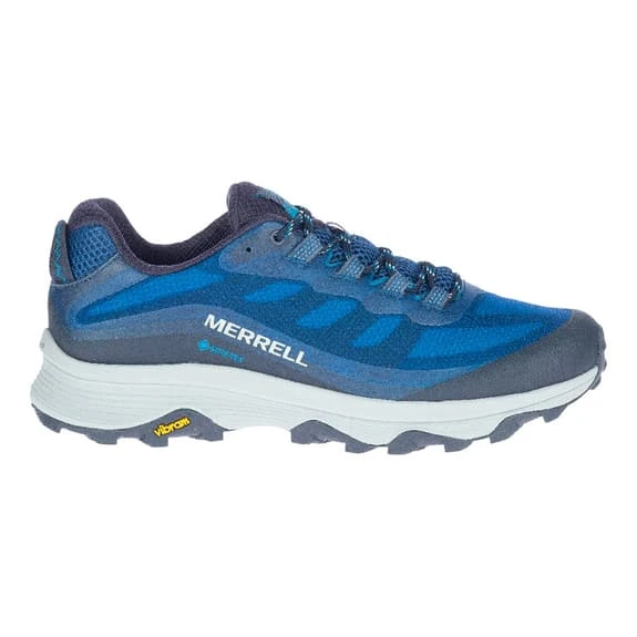 Merrell Moab Speed GORE-TEX Shoes Blue Grey White 2 Merrell Moab Speed GORE-TEX Shoes Blue Grey White - Image 2