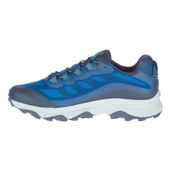 Merrell Moab Speed GORE-TEX Shoes Blue Grey White 3 Merrell Moab Speed GORE-TEX Shoes Blue Grey White - Image 3