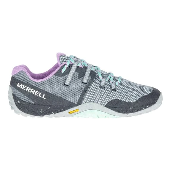 Merrell Trail Glove 6 Shoes Grey Blue Pink Women 2 Merrell Trail Glove 6 Shoes Grey Blue Pink Women - Image 2