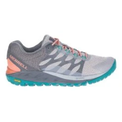 Merrell Antora 2 Trail Running Shoes Grey Blue Pink Women 11 Merrell Antora 2 Trail Running Shoes Grey Blue Pink Women -Merrell ml j066926 002