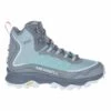 Merrell Moab Speed Shoes Light Blue Light Grey Women