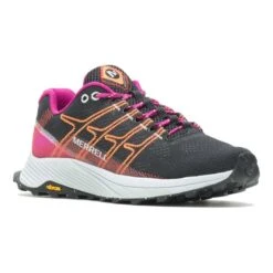 Merrell Moab Flight Shoes Black Red Pink Women