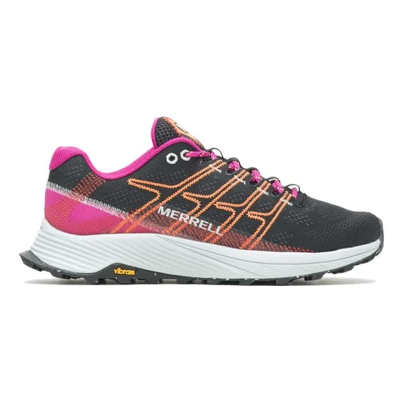 Merrell Moab Flight Shoes Black Red Pink Women 2 Merrell Moab Flight Shoes Black Red Pink Women - Image 2