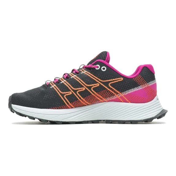 Merrell Moab Flight Shoes Black Red Pink Women 3 Merrell Moab Flight Shoes Black Red Pink Women - Image 3