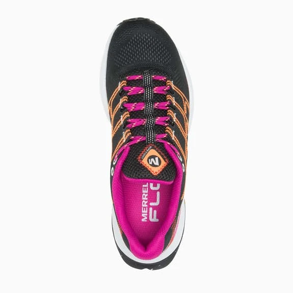 Merrell Moab Flight Shoes Black Red Pink Women 4 Merrell Moab Flight Shoes Black Red Pink Women - Image 4