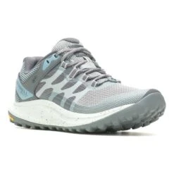 Merrell Antora 3 GORE-TEX Shoes Grey Light Blue Women
