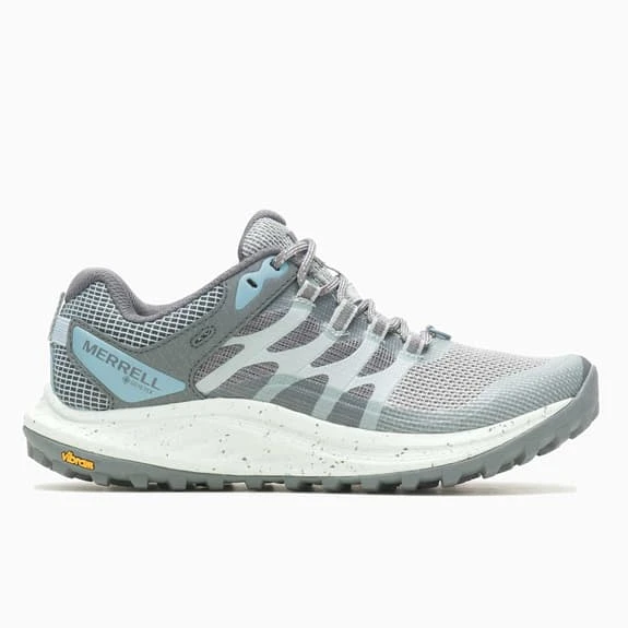 Merrell Antora 3 GORE-TEX Shoes Grey Light Blue Women 2 Merrell Antora 3 GORE-TEX Shoes Grey Light Blue Women - Image 2