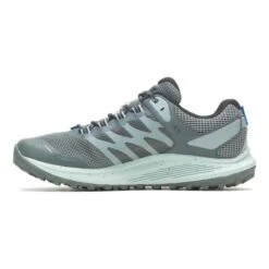 Merrell Nova 3 Trail Running Shoes Grey Light Blue -Merrell ml j067611 003
