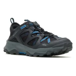 Merrell Speed Strike Leather Sieve Sandals Black Blue