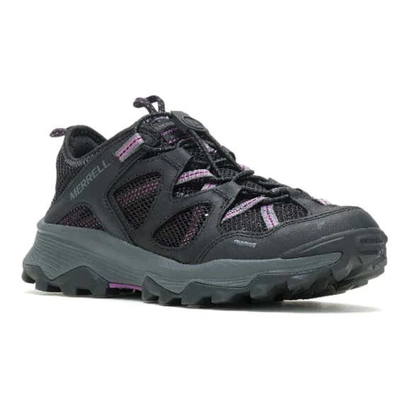 Merrell Speed Strike Leather Sieve Sandals Black Lilac Women 1 Merrell Speed Strike Leather Sieve Sandals Black Lilac Women