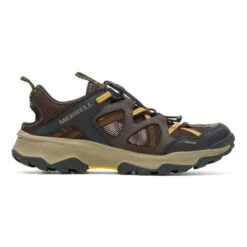 Merrell Speed Strike Leather Sieve Sandals Black Yellow Brown -Merrell ml j135165 002 1