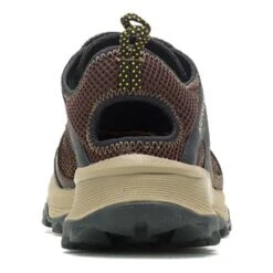 Merrell Speed Strike Leather Sieve Sandals Black Yellow Brown -Merrell ml j135165 004