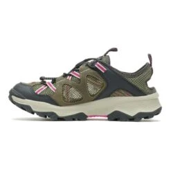 Merrell Speed Strike Leather Sieve Sandals Brown Pink Black Women -Merrell ml j135168 003