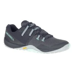 Merrell Trail Glove 6 Shoes Black Grey Blue Women