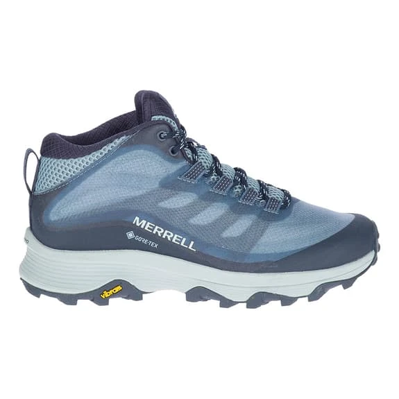 Merrell Moab Speed Mid GORE-TEX Boots Blue 1 Merrell Moab Speed Mid GORE-TEX Boots Blue