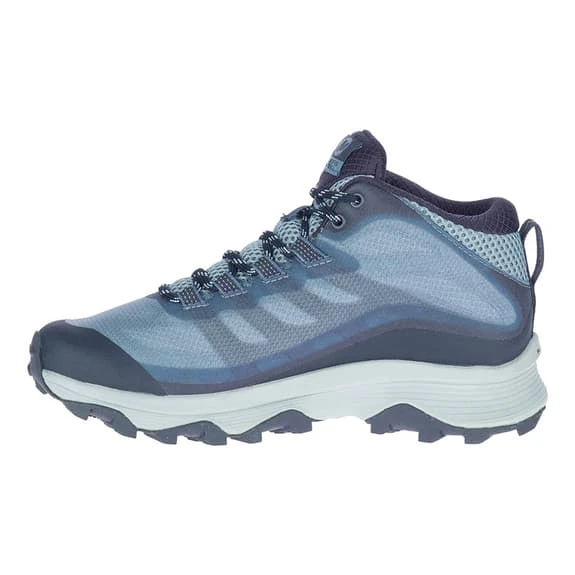 Merrell Moab Speed Mid GORE-TEX Boots Blue 2 Merrell Moab Speed Mid GORE-TEX Boots Blue - Image 2